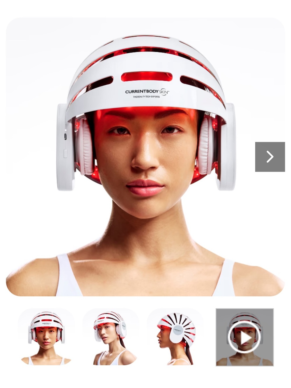CURRENTBODY LED Red Light Hair Growth Helmet